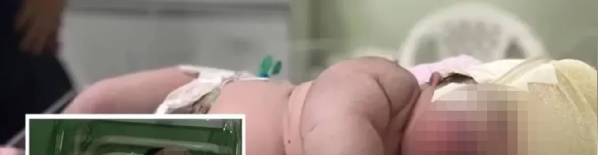 Nace bebé “gigante” en Brasil: Pesa 7.3 kilos y necesita pañales de nueve meses